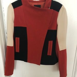 Bomber jacket zip sleeves M-L
